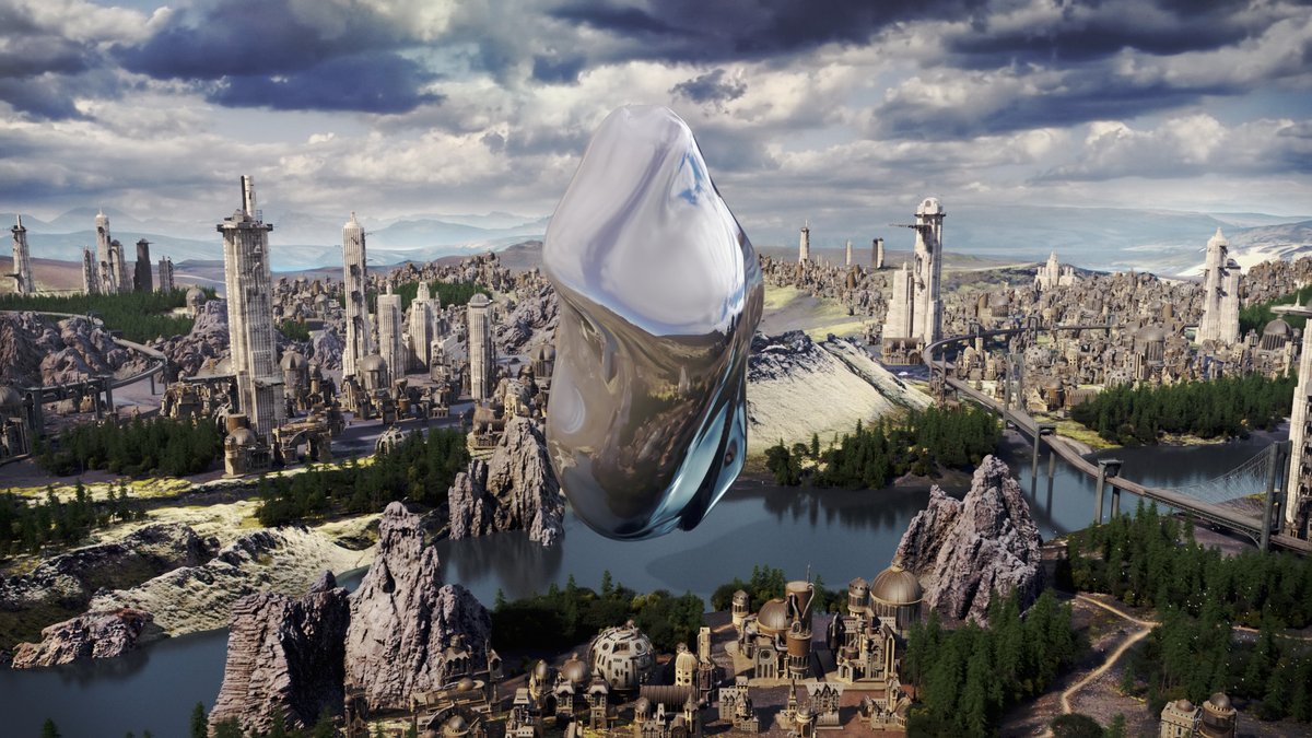 shimax321's tweet image. BORISのPV、“鏡 -Zerkalo-“　　#Boris  #3DCG  #MattePaint #vray  #3dsmax #landscape  #conceptart  #architecture #environmentart