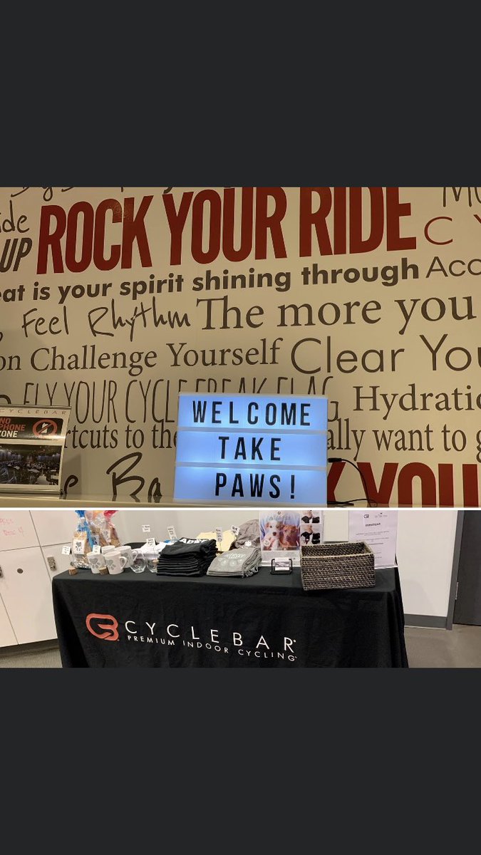 TakePawsRescue's tweet photo. Thank you @cyclebar for having us and raising $$ for our pups!! We love our New Orleans community! #TakePaws #StrayCafe #NewOrleansβ€οΈ
#supportlocal #ittakesavillage #indoorcycling #adoptdontshop #rescuedismyfavoritebreed https://t.co/l55rvGRbIM