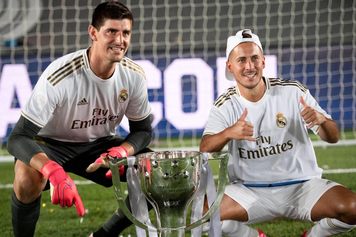 Fanáticos ar Twitter: “Campeones de Liga en Inglaterra y campeones de Liga  en España. Thibaut Courtois y Eden Hazard. DE BÉLGICA PARA EL MUNDO.…  https://t.co/fswzEcBJDH”