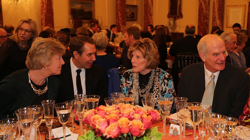 Jeff Koons with Rockefellers at FAPE event