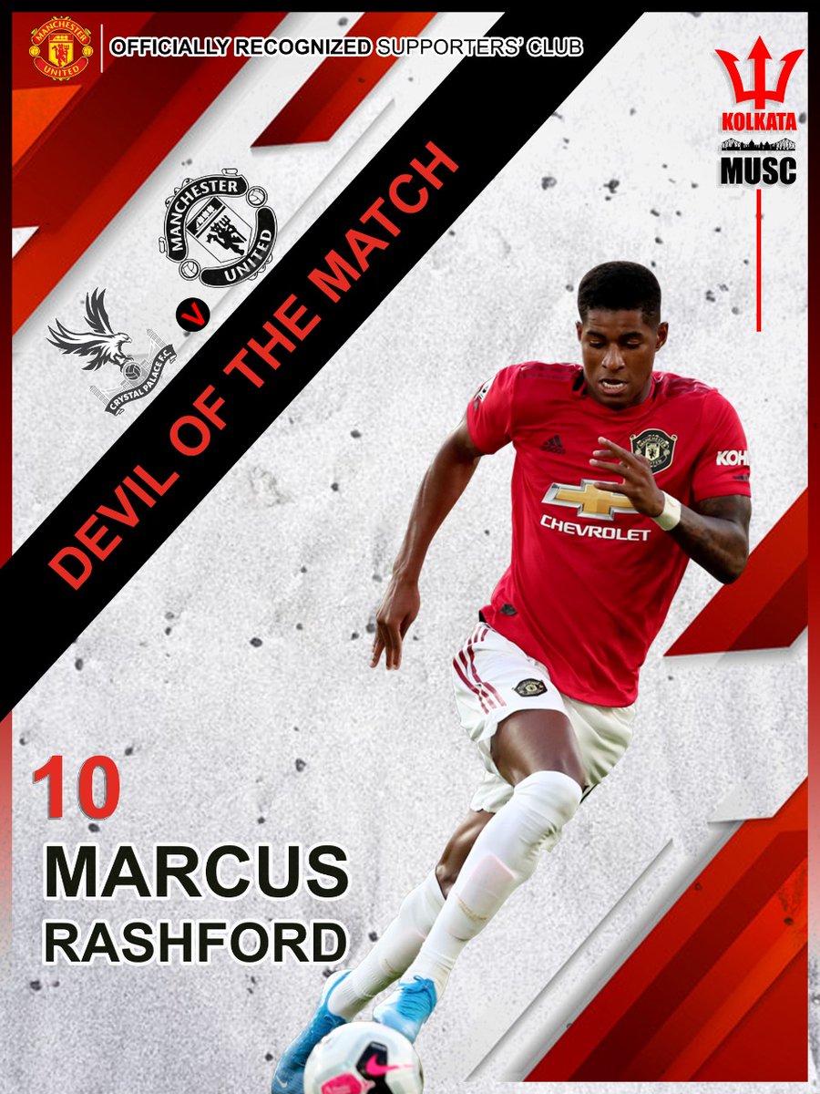 MUFCKolkata's tweet photo. Your #KMUSC Devil of The Match for tonight is our Starboy! @MarcusRashford ๐ดโชโซ
How much would you rate Rashy's performance out of 10 Tonight?
#Kmusc #mufc #DevilOfTheMatch https://t.co/KJI32M5Zzk