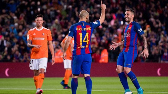 betigorriak1920's tweet photo. El 26 de abril de 2017, el FCBarcelona goleo a Osasuna 7-1 y certificaba nuestro descenso a segunda. Se mofaron de nosotros , haciendo tirar un penalti a Mascherano y las posteriores risas.

3 años después Osasuna gana en el camp nou y deja al Barça sin liga,  se la devolvimos. https://t.co/Y2LEyb29Bp