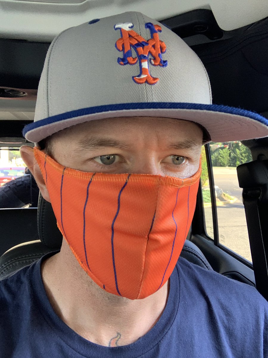 DarrenJMeenan's tweet photo. We haven’t yet, and I don’t think we’ll be making @The7Line facemasks. Majestic did have some of @The7LineArmy pinstripe jersey fabric left from our 2016 uni though, and made about 20 of these for me. Anyone want one? RT and I’ll pick some people at random for a free one. https://t.co/ZZYSYX5jQ9