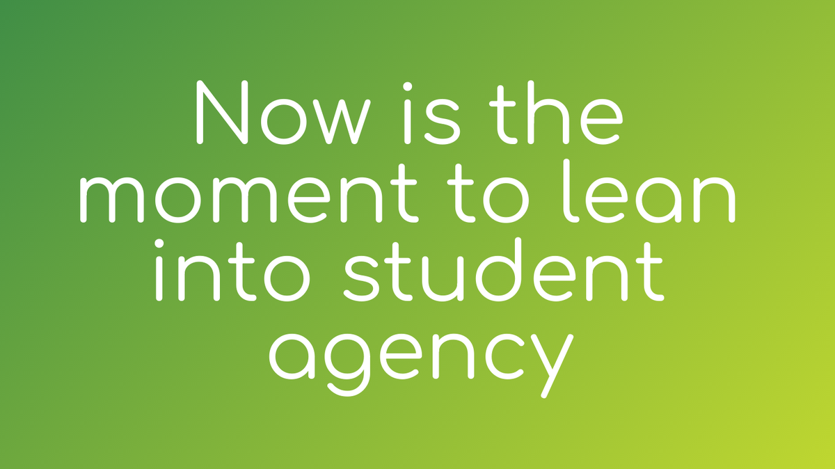 RT @HarvardMacy: New from @chelseawaite 'Now is the moment to lean into student agency' @clshenvi @ChrisArett @bellamcq1 @barrydornfeld @AnelyssaA @hollygoodmd @AliceTangMD @afornari1 @aditipuri84 @TheRealAnnaLama #MedEd bit.ly/2ObXy9g