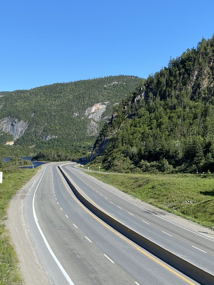 peterantle's tweet photo. So much to see on a Thursday night ride on the west coast! Nice to see folks taking in the sites at Bartletts Point and Man in the Mountain. #cbkindness @CornerBrook @CycleSolutions https://t.co/a5PTjKmFOS