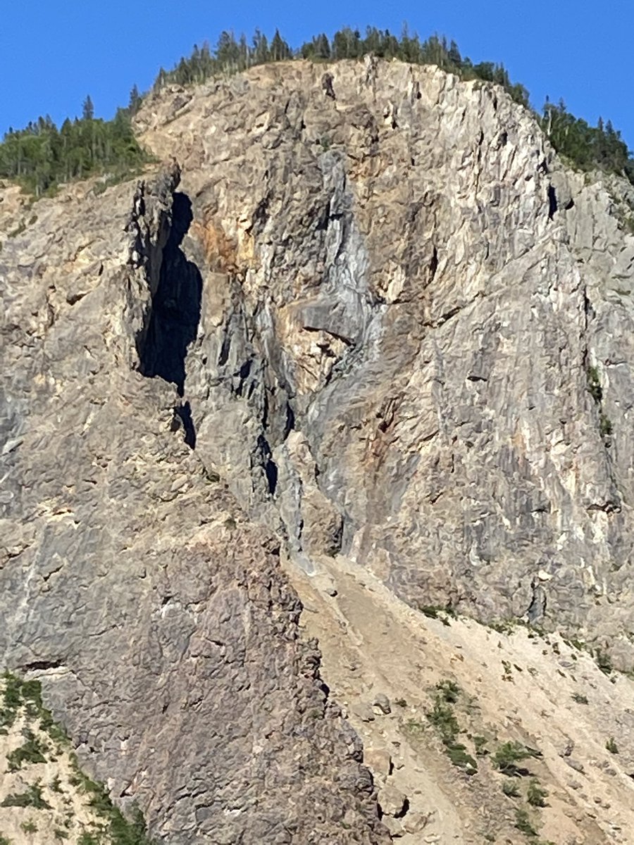 peterantle's tweet photo. So much to see on a Thursday night ride on the west coast! Nice to see folks taking in the sites at Bartletts Point and Man in the Mountain. #cbkindness @CornerBrook @CycleSolutions https://t.co/a5PTjKmFOS