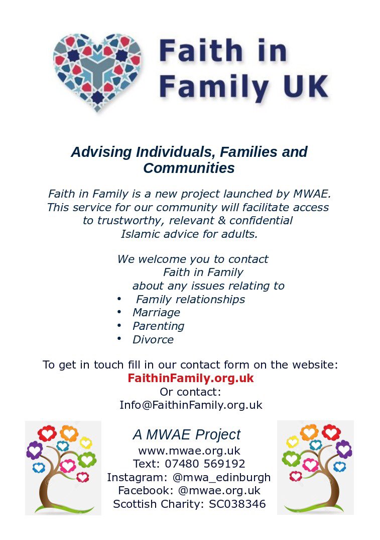 Pleaser RT. New Advidw Service. Faith in Family