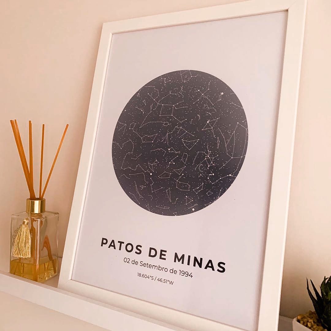 decorateria's tweet photo. Olha que lindo o mapa das estrelas da Thais Alves❤️ #decorateria #mapadasestrelas #mapadoceu #mapaestelar https://t.co/3yi1S9boz3