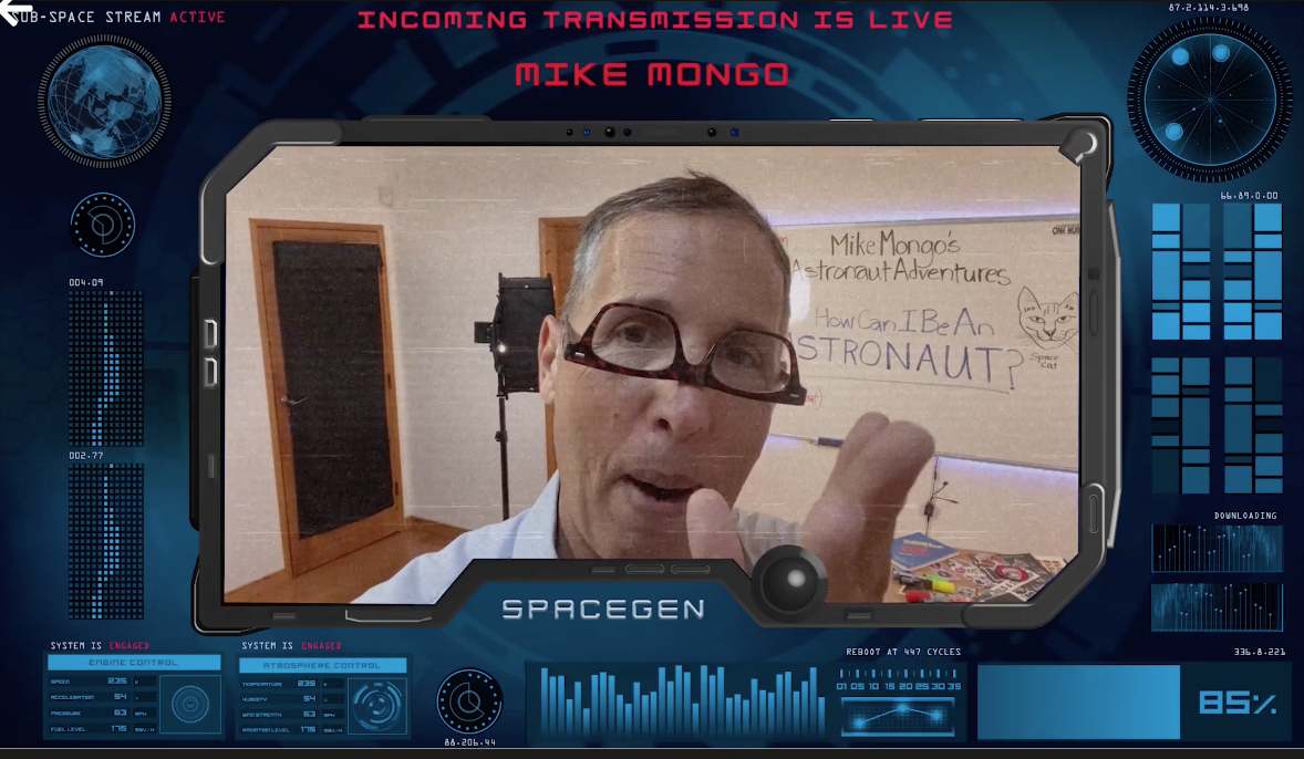 MikeMongo's tweet photo. Just had my cameo on @NSS' #ADayInSpace–what a terrific production for all of us who love space and science! Thanks @geoffnotkin & @DrSianProctor for the amazing job!
Watch FREE all day--> https://t.co/QyaEN8s8EL
#NASA #science #NSS #ISDC2020 https://t.co/2slKeUKMl4