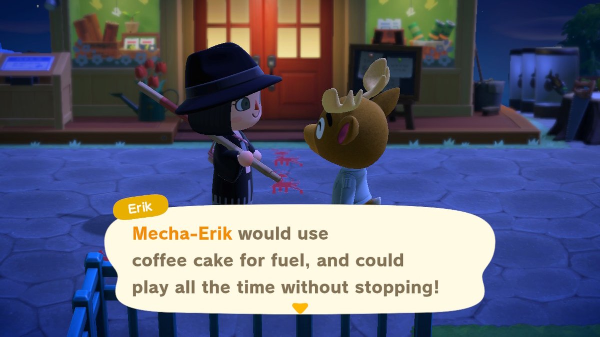 pocketmika's tweet photo. Erik is my favorite villager.
 #AnimalCrossing #ACNH #NintendoSwitch https://t.co/IEkWN4F7he