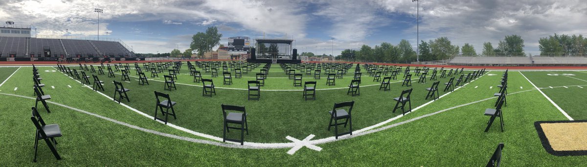 RP_TechDirector's tweet photo. Just a few more finishing touches as we prepare for our 2020 grads. ⁦@SMillerRPHS⁩ ⁦@RPAssistantSupt⁩ ⁦@DrMikeSlagle⁩ ⁦@RayPec⁩ ⁦@Dr_Pettengill⁩ https://t.co/eQSmLHV7zn