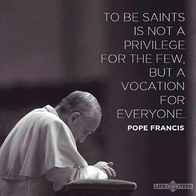 BhamVocations's tweet photo. A helpful quote from @Pontifex - as Christians we must remember that we all share in the ministry of Christ, and we all have a role to play https://t.co/Lhp7Drcaft