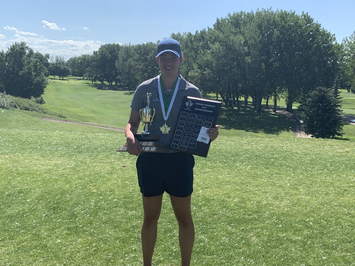 GolfSK's tweet photo. Josh Nagy - U19
Brooklin Fry - U19 &amp; U17
Alex Swinnerton - U17
Ella Kozak - U15 

Congratulations on a great week! https://t.co/5orlNx83yW