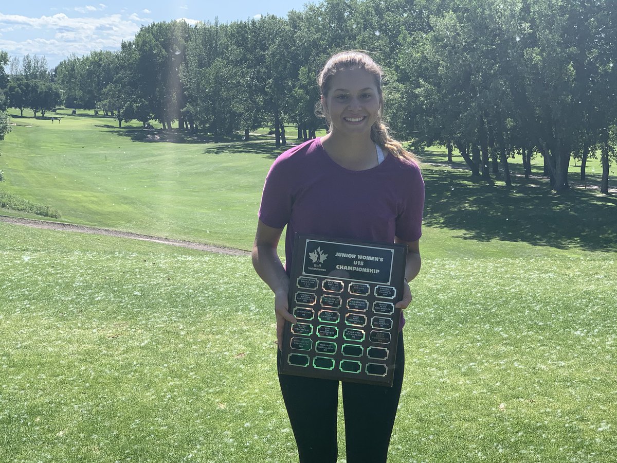 GolfSK's tweet photo. Josh Nagy - U19
Brooklin Fry - U19 &amp; U17
Alex Swinnerton - U17
Ella Kozak - U15 

Congratulations on a great week! https://t.co/5orlNx83yW