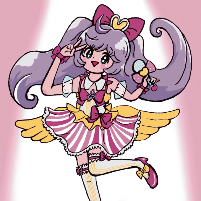 真中らぁらさんを描きました。#プリパラ 