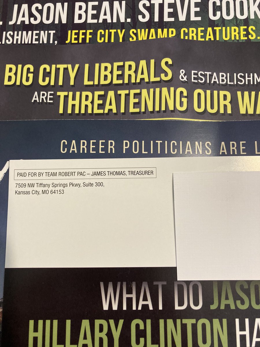 BeanSenate's tweet photo. Swamp creatures? Big City Liberals? Career Politicians? Out of district PACS? That’s how they run a campaign?  #fakenews #tellthetruth #sendafarmertothesenate https://t.co/boRX3n4Tqm