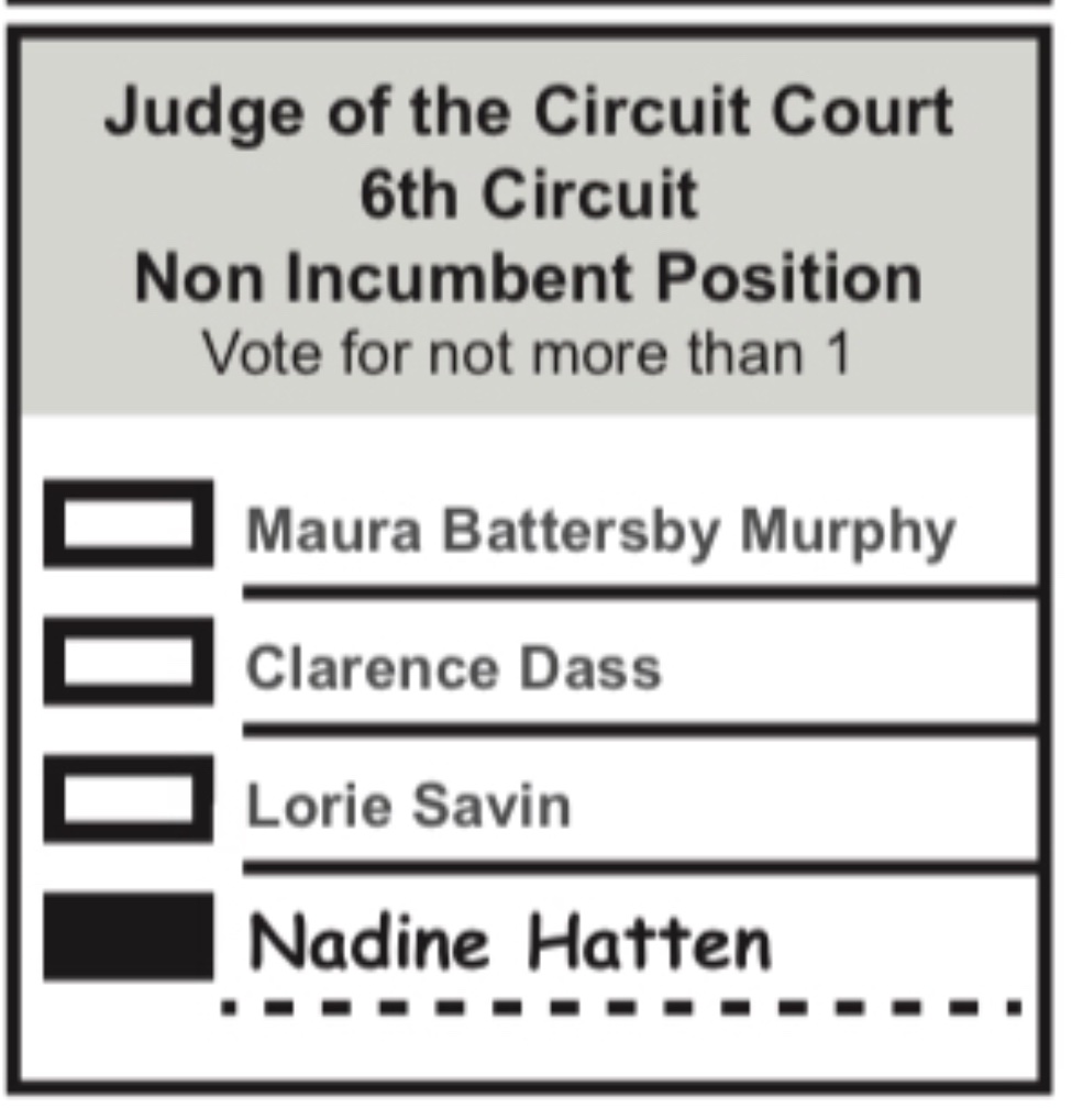 HattenForJudge's tweet image. Write in candidates are qualified.  In 2013 Detroit Mayor Mike Duggan was a write in.