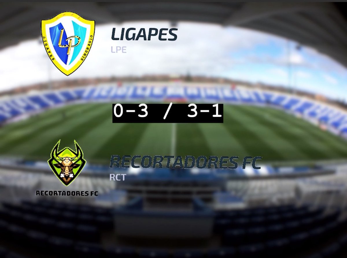 RecortadoresFC's tweet photo. Nuestro sueño se para aquí, no ha podido ser. Volveremos el año que viene más fuertes! #vamosRCT 

🏆 2ª ronda play off ascenso

🏡 @RecortadoresFC 0-3 @LigapesF 

✈️ @LigapesF 3-1 @RecortadoresFC https://t.co/o1a0smj1mV