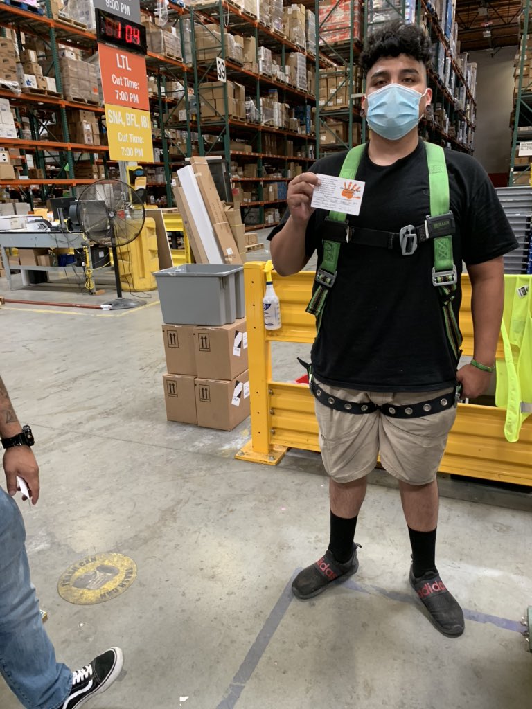 At Home Depot Pro#3273
Safety is everything!
Caught Orange Handed