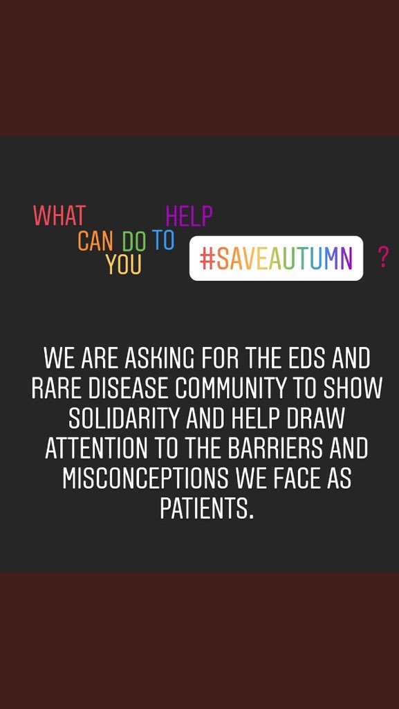 lga_lizzb's tweet photo. #saveautumn
picture 1 is my caption from IG & picture 4 is from a dear friend on IG (can be found via my tags in IG stories) who spent well over a year living within a hospital due to βEDS complicationsβ https://t.co/eITJ6SmCWt