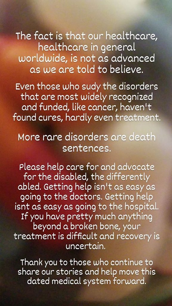 lga_lizzb's tweet photo. #saveautumn
picture 1 is my caption from IG & picture 4 is from a dear friend on IG (can be found via my tags in IG stories) who spent well over a year living within a hospital due to βEDS complicationsβ https://t.co/eITJ6SmCWt