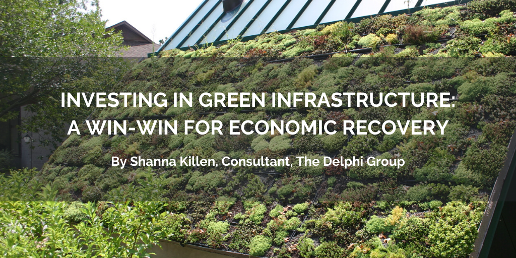 #GreenInfrastructure incorporates natural systems, like wetlands &amp; urban forests, and/or human-made structures like #greenroofs, permeable pavement, &amp; rain gardens. Read our new blog by Shanna Killen to learn why we should invest in this win-win solution: bit.ly/2Wt4IdM