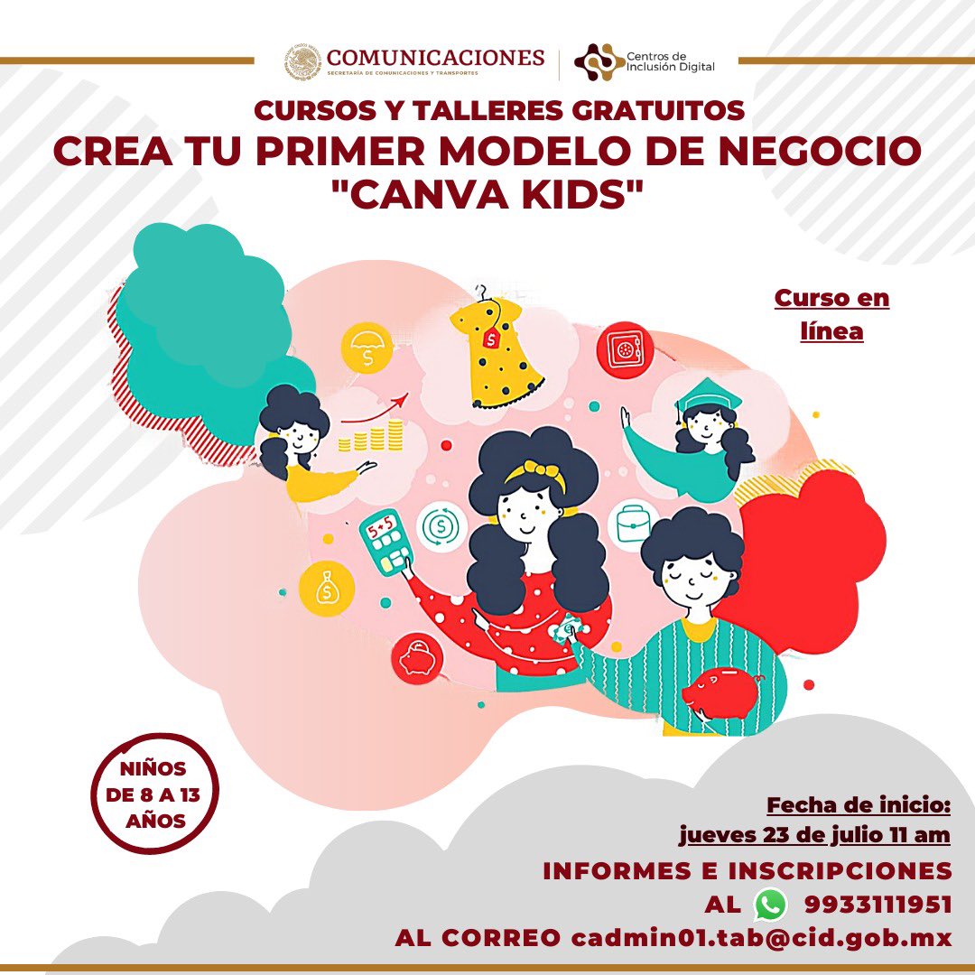 SEDEC_Tab's tweet photo. #SEDEC te invita a participar en las actividades de capacitación #EnLínea para obtener habilidades digitales que se realizan por parte del Centro de Inclusión Digital, sin costo. Desarrolla tus capacidades para emprender e innovar.
Más información al 9933111951
#EmprenderTabasco https://t.co/0nxhdUfMzB