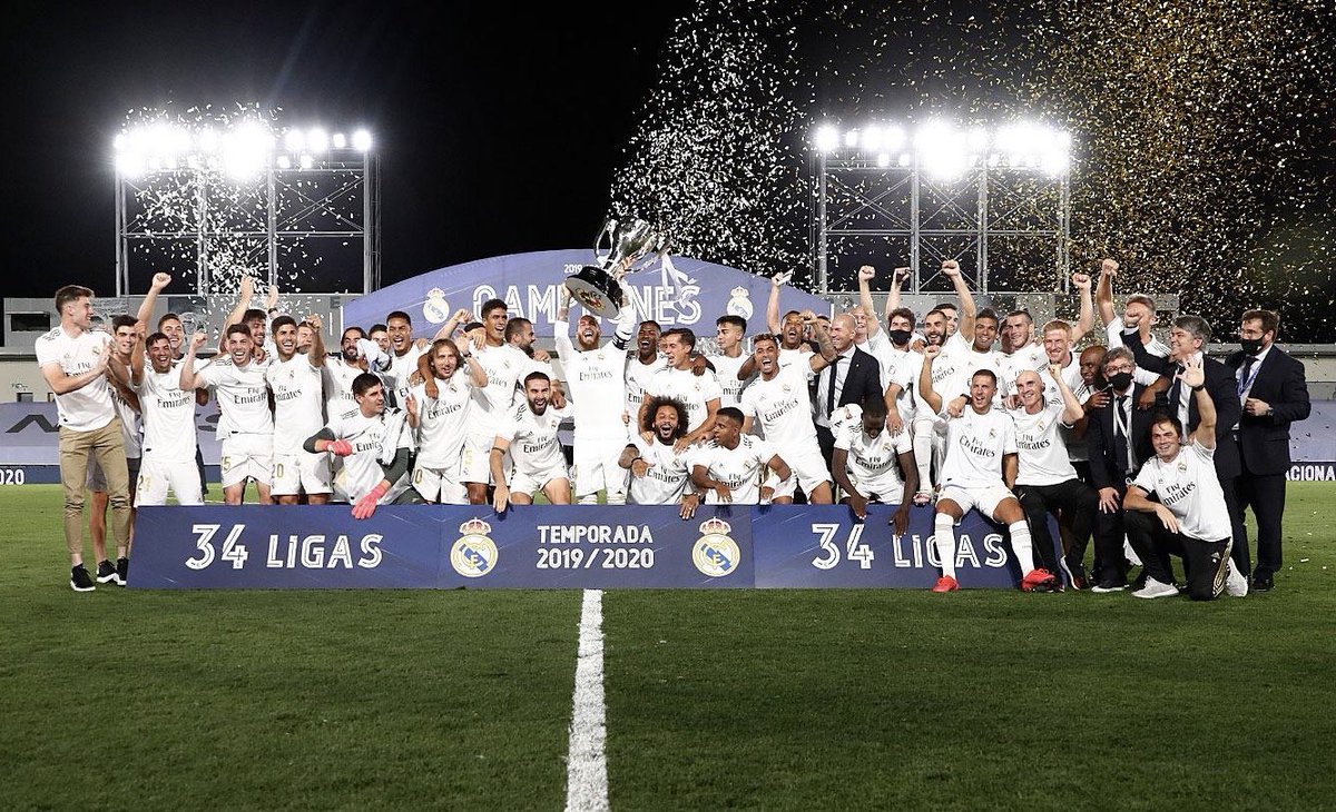 thibautcourtois's tweet image. It wasn’t easy. But we made it as a team. 🏆 This title is the ultimate reward for our determination. For not giving up. For working hard. For you, who kept believing in us. Thank you! 🙏🏻  #HalaMadrid #LaLiga #RealMadrid #RMLiga