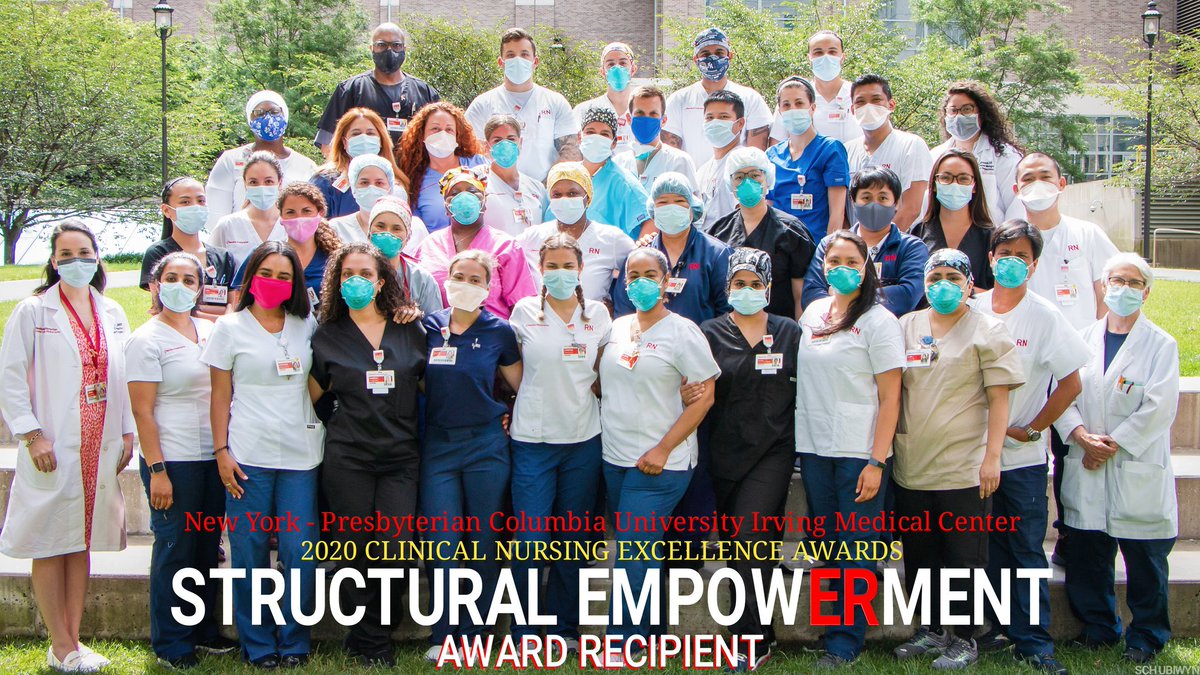 TeamColumbiaED's tweet photo. beyond proud of this department, this team, this family! @TeamColumbiaED - the recipient of the Structural Empowerment Award for this year's NYP Clinical Nursing Excellence Awards.
We are empowerED. We are MagnetizED. We are the ED.
@nyphospital 
@HeadRNColumbia 
@MagneticDrRN https://t.co/U0XpyUlsS8