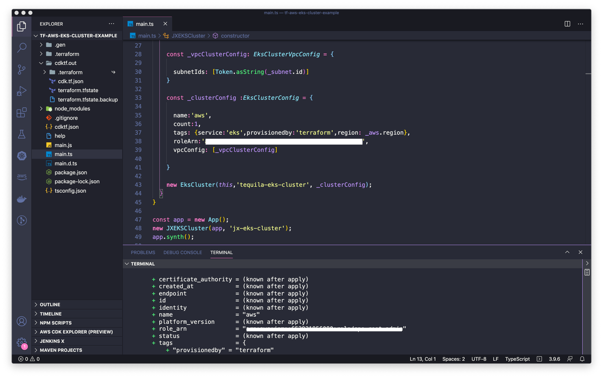 DevOpsOscar's tweet image. This is rad!  I am using #TypeScript and #JavaScipt to define my infrastructure!  🚀🎉👏🏽🤓

#IaC #Terraform #NextLevelShit #Kubernetes #DevOps @HashiCorp