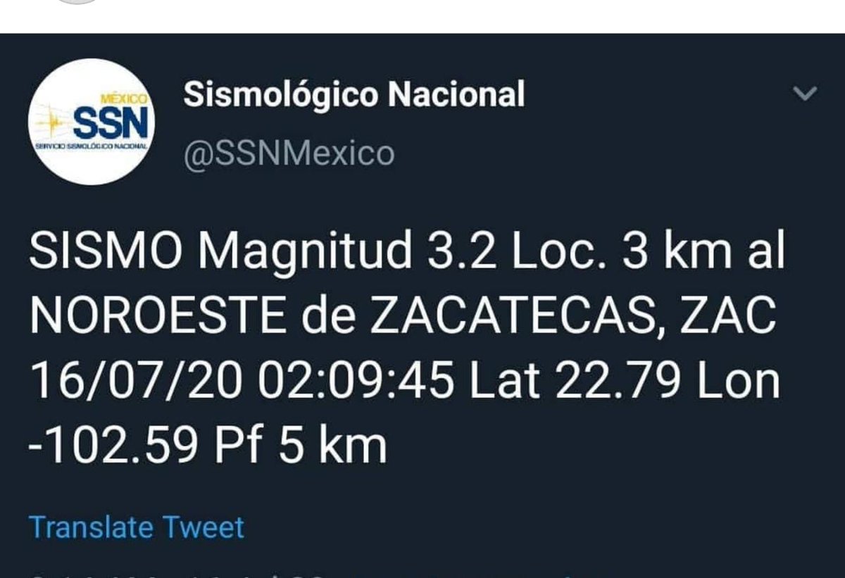 Un nuevo sismo!!! , pues no que no? @pacoelizondo_1 <a href="/ROCKDRIGOZAC/">RODRIGO FERNANDEZ</a> <a href="/correa_chacon/">joel correa</a> <a href="/juangomezac/">Juan Gómez</a> <a href="/vicarmaszagoya/">Víctor Armas Zagoya</a>