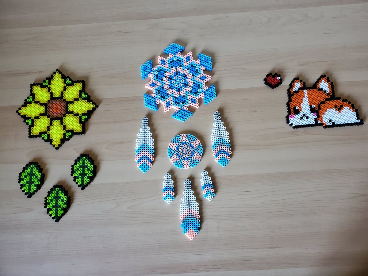 EnticingWork's tweet photo. Trying to keep my brain active while letting my body recover.  More fuse bead projects 😁 https://t.co/SFrRd1AcXp