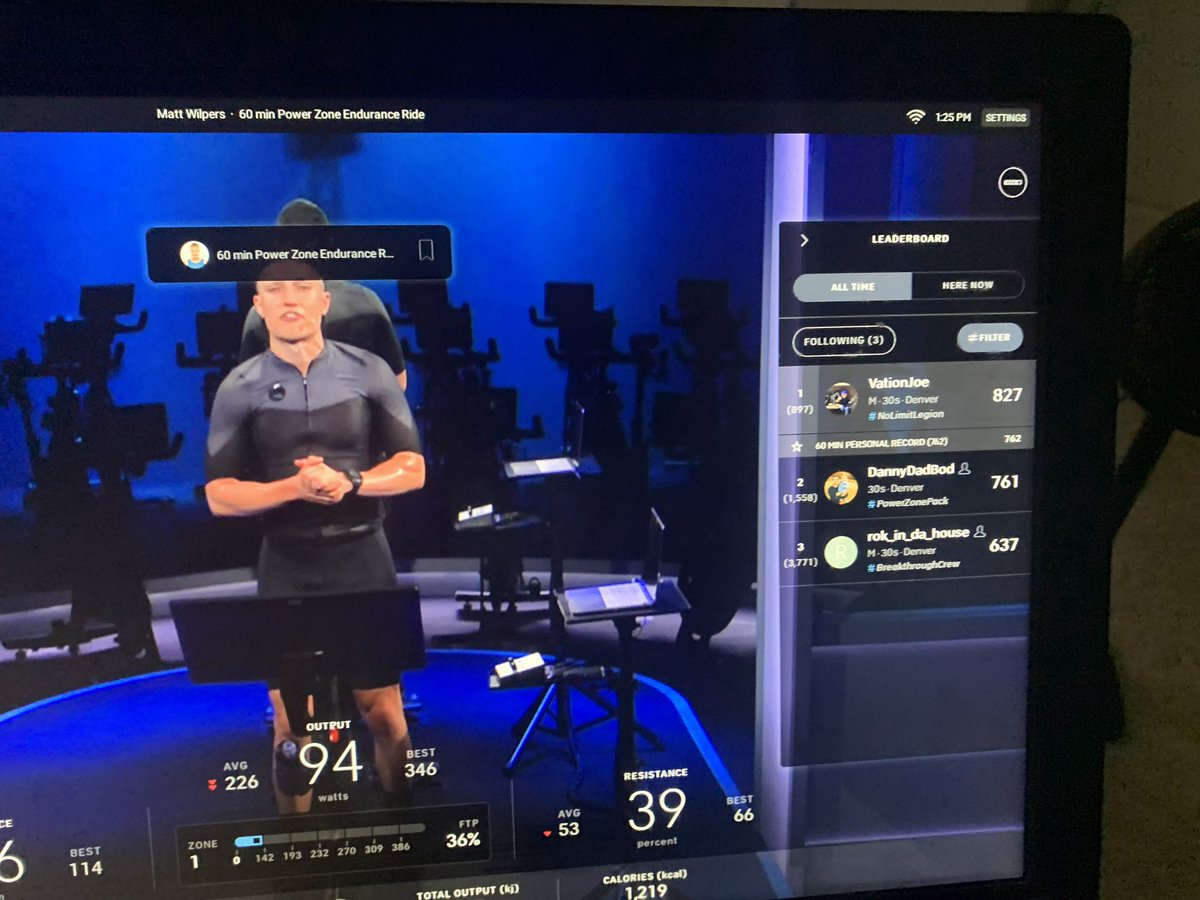 VationJoe's tweet photo. The #nolimitlegion prevailing against @dpbrennan #powerzonepack and @KoppKnows #breakthroughcrew 😀 @onepeloton @MattWilpers https://t.co/lGbflZ0Zx9