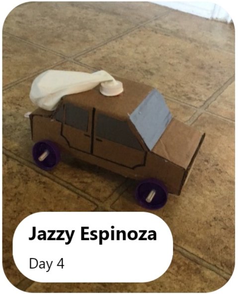 dwall_5's tweet photo. “Design is thinking made visual.” –Saul Bass
Look at the amazing designs that #CampCTE campers have been creating and perfecting this week! #BalloonPoweredCarMission #MSREBOOT2020 #ProudCampInstructor @SCHALLEReading @TeagueCTSO @NoTeacherLikeMe @MrsOliteracy @jmscottjess1 https://t.co/J5cCeI1j3w