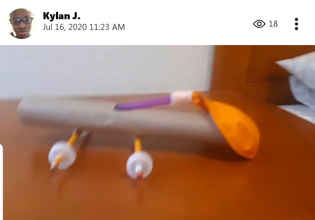 dwall_5's tweet photo. “Design is thinking made visual.” –Saul Bass
Look at the amazing designs that #CampCTE campers have been creating and perfecting this week! #BalloonPoweredCarMission #MSREBOOT2020 #ProudCampInstructor @SCHALLEReading @TeagueCTSO @NoTeacherLikeMe @MrsOliteracy @jmscottjess1 https://t.co/J5cCeI1j3w