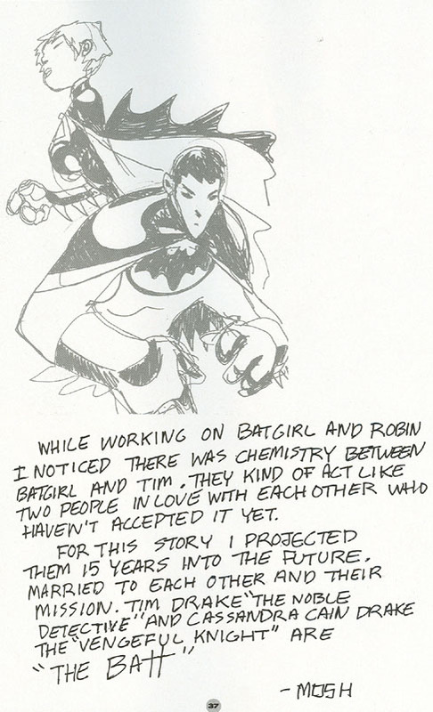 Solo #11 which is a Damion Scott spotlight, and the creator admits where the two might be leading towards (if we don't take into account what actually happened). Yeah... to this I kind of by it for the issues on Batgirl and Robin with this. Everywhere else and the future um.. 