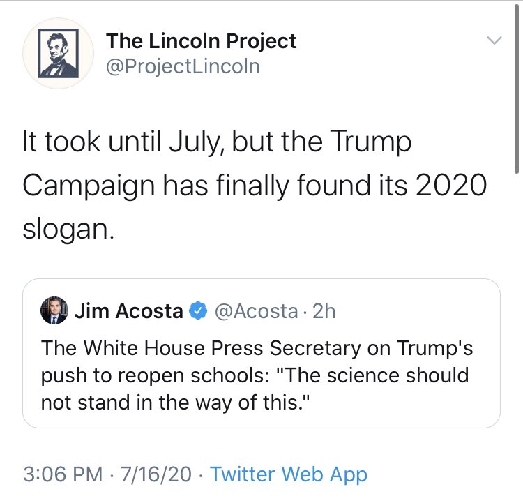 And of course, the usual grifters jumped on to the bullshit bandwagon, too. Here’s the reigning champ,  @ProjectLincoln