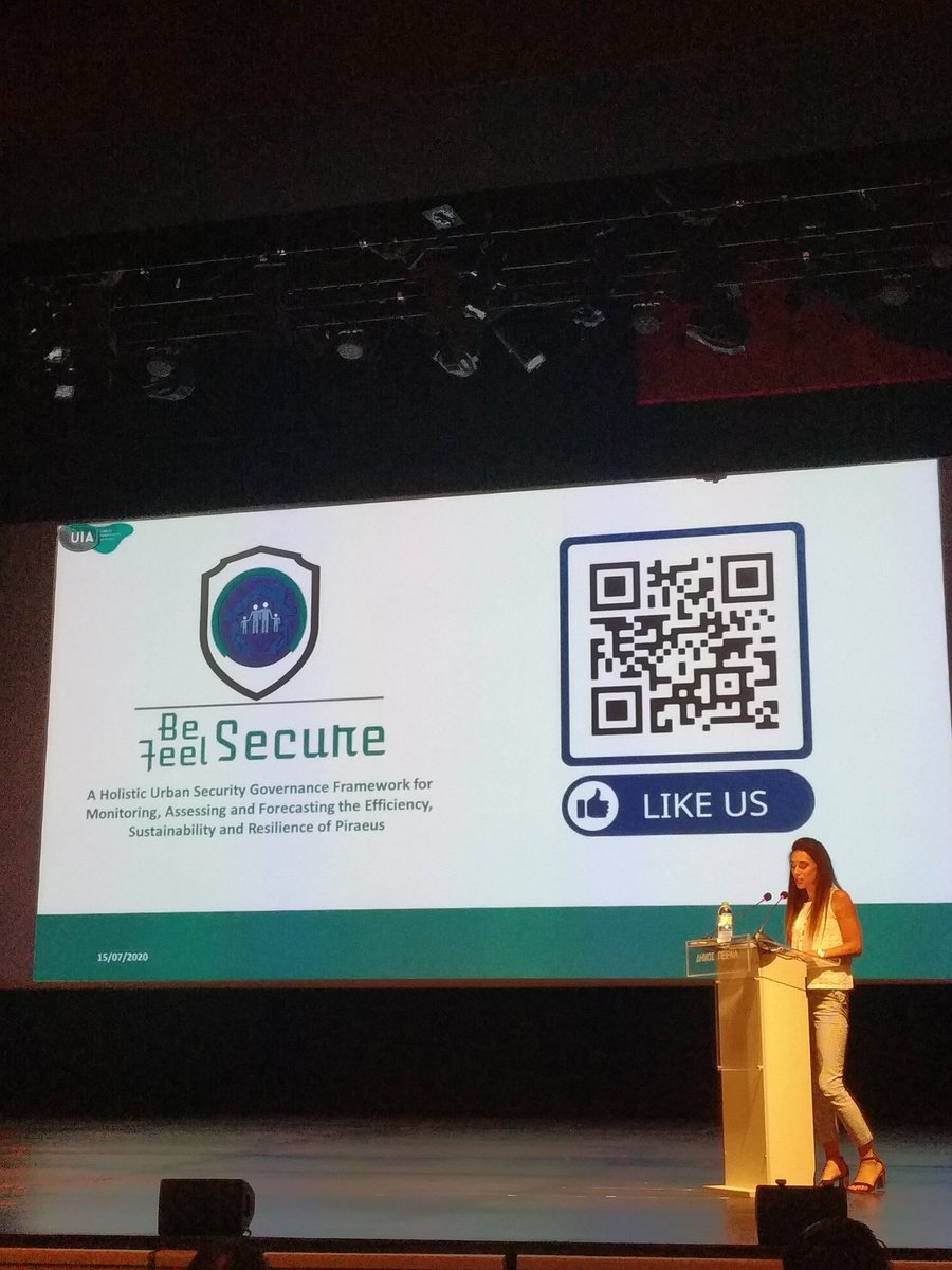 BSFS_Piraeus's tweet photo. The Launch Event of the European Project Be Secure Feel Secure @BSFS_Piraeus, led by the Municipality of Piraeus, took place on Wednesday, July 15, 2020, on the main stage of the Municipal Theater of Piraeus, in the presence of esteemed guests. https://t.co/x9U2pVMBJQ