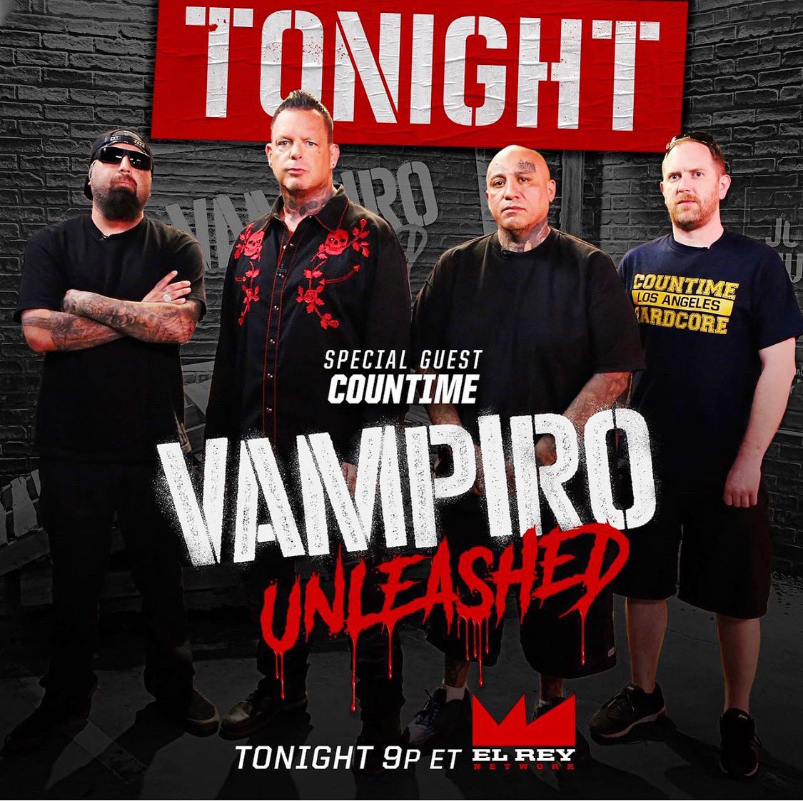 billybiohazard's tweet photo. Check out the fam @countime_lahc tonight on @vampirovudu 9pm EST/ 6pm PST #lahardcore https://t.co/xrVwKAfQVZ