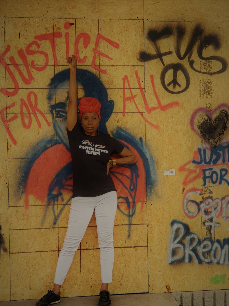 joyce_guy's tweet photo. The Racism Never Sleeps Store is open. This t-shirt is a call to action. Social change is a collaborative effort. Please purchase t-shirt at https://t.co/gMVkFI9uNu.  Wear your t-shirt proudly! #BlackJustice #SocialJustice
#BLM #VoteBlue https://t.co/2BLggQy5j0