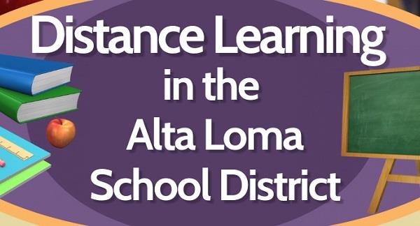 AltaLomaSD's tweet photo. Alta Loma schools will begin Aug. 10 under the 100% Distance Learning model. The ALSD Board determined this is the safest and most practical path toward a faster return to traditional 100% in-school instruction. See https://t.co/n7tjpTxB2l for more info &amp; superintendent's message https://t.co/7FBCmsClrk