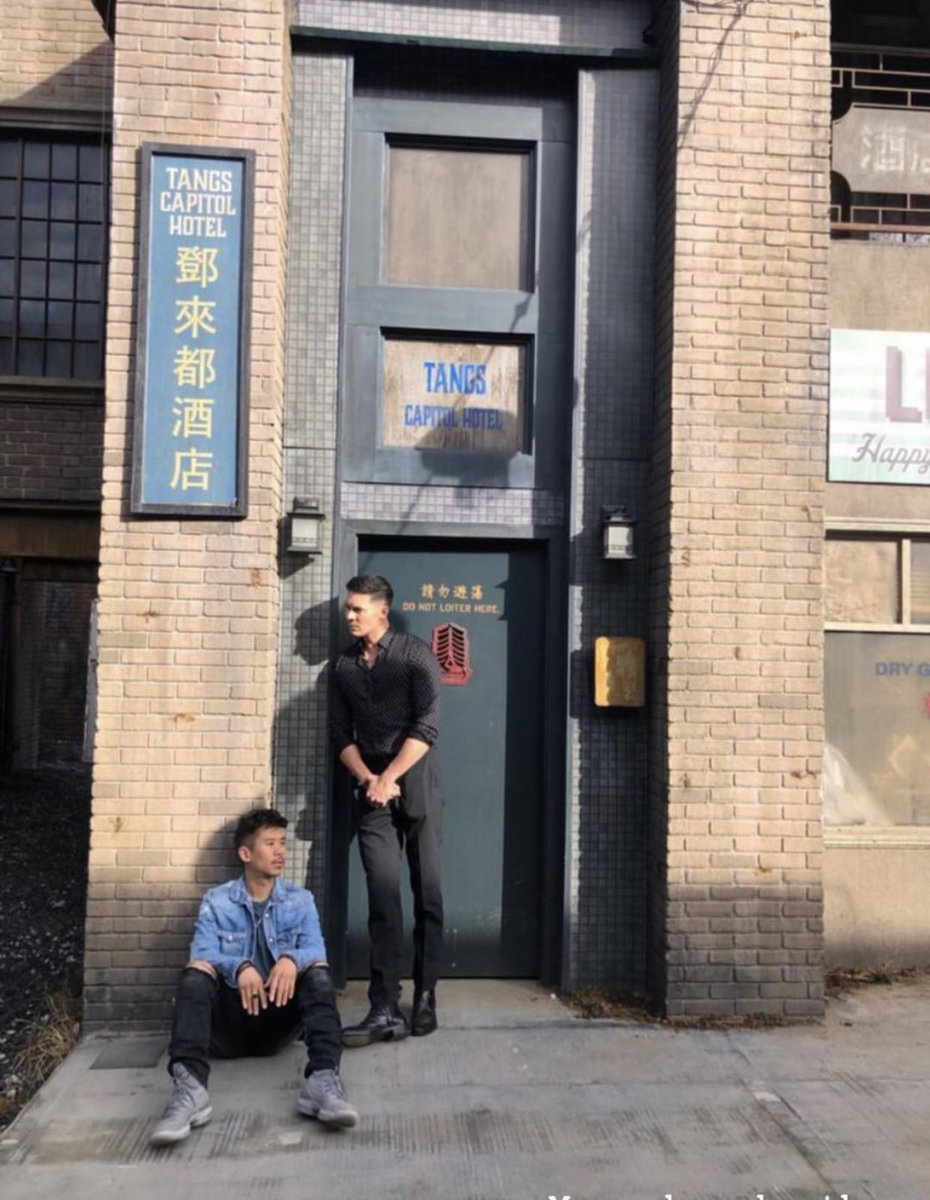 lawrencekaouk's tweet photo. Oh, okay! This may most definitely be my new favourite BTS photo of @iamlawrencekao and @TheLewisTan 

More? Please? https://t.co/0Hbq2w55x6