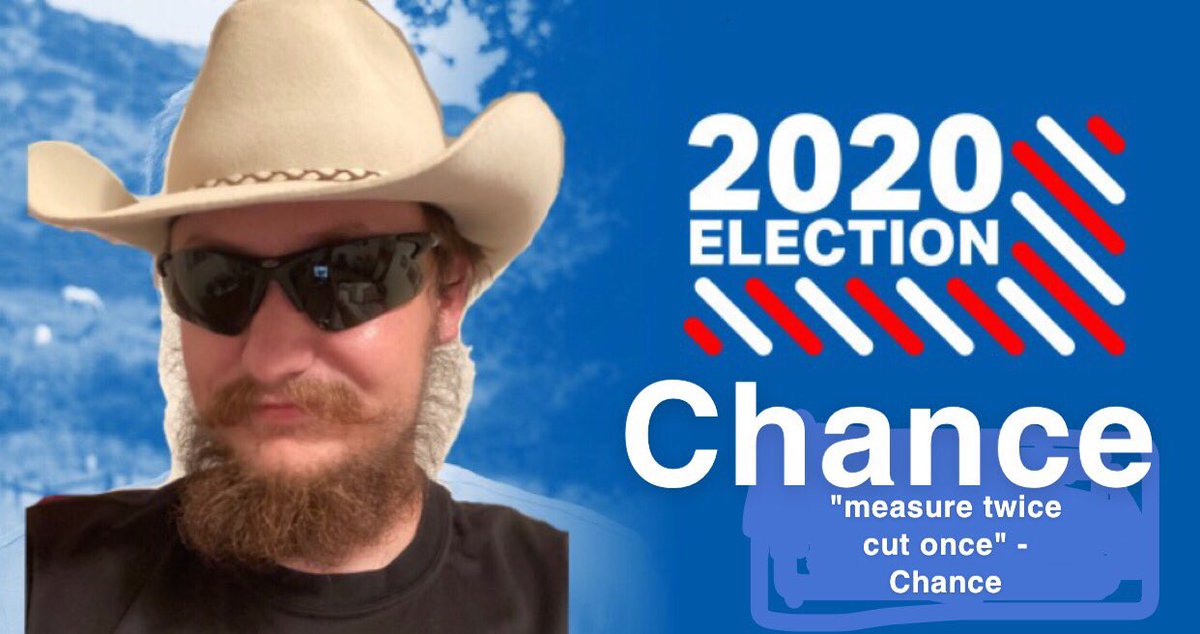 ProductModern's tweet image. Took us a while to come up with this caption but #chance4prez2020