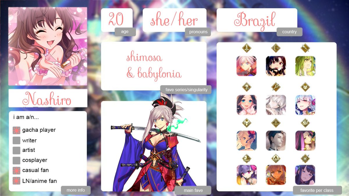 hyliaims's tweet photo. I heard about a #fateintro tag ✨💖
I'm still new to fgo/animated series, but hi. https://t.co/aFhNLmp1uu