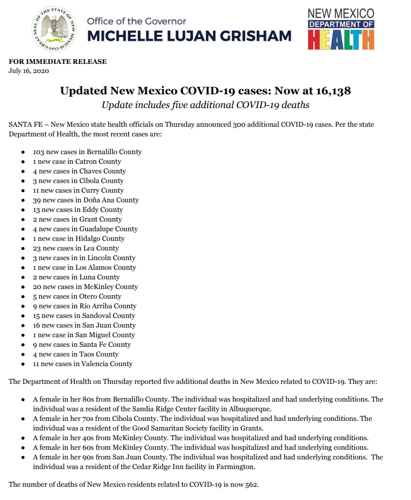 Governor Michelle Lujan Grisham tweet media