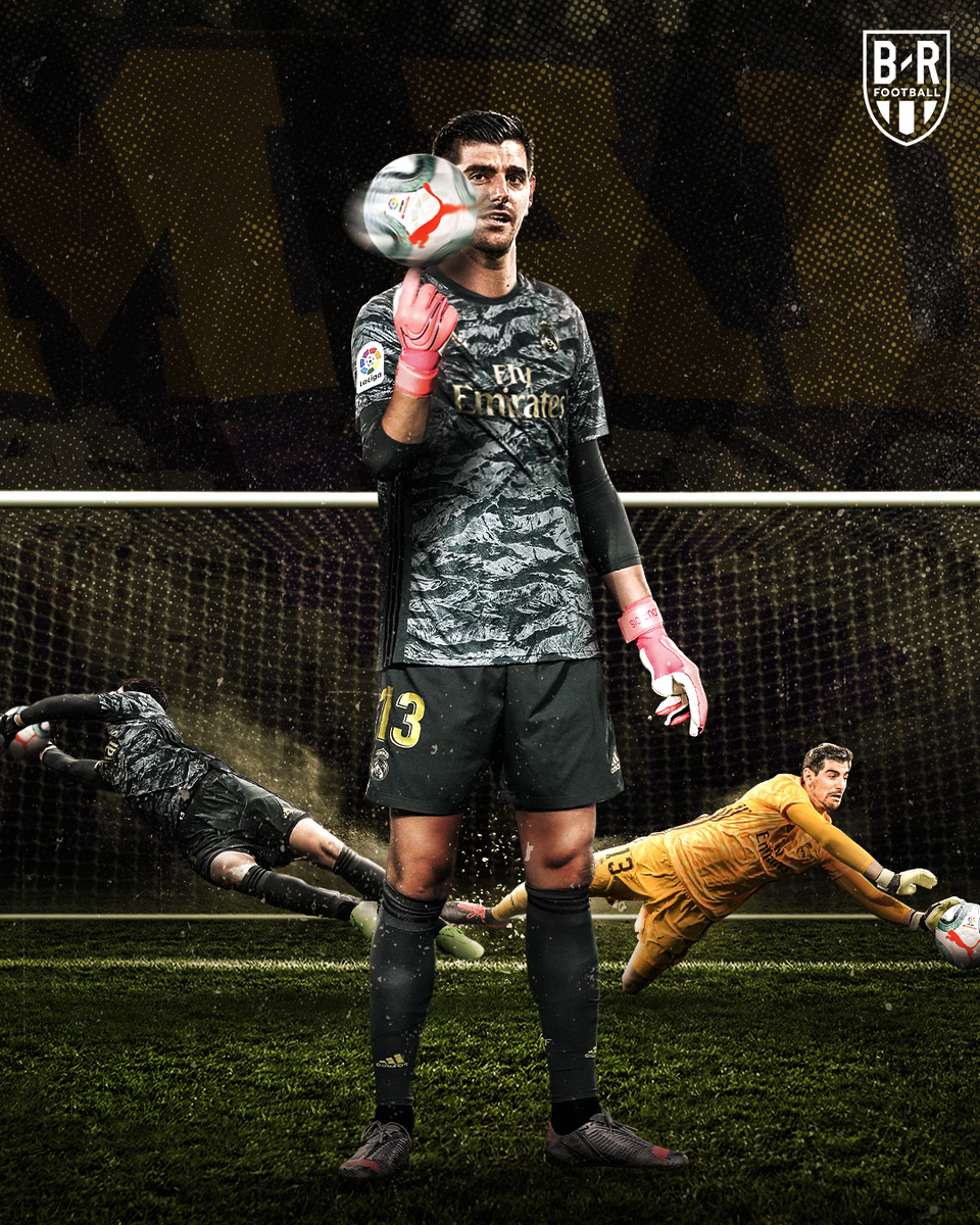 brfootball's tweet photo. 34 games.
20 goals conceded. 
18 clean sheets. 

Thibaut Courtois has come up big for Real Madrid this season 🚫 https://t.co/BQSTy8W3Rq