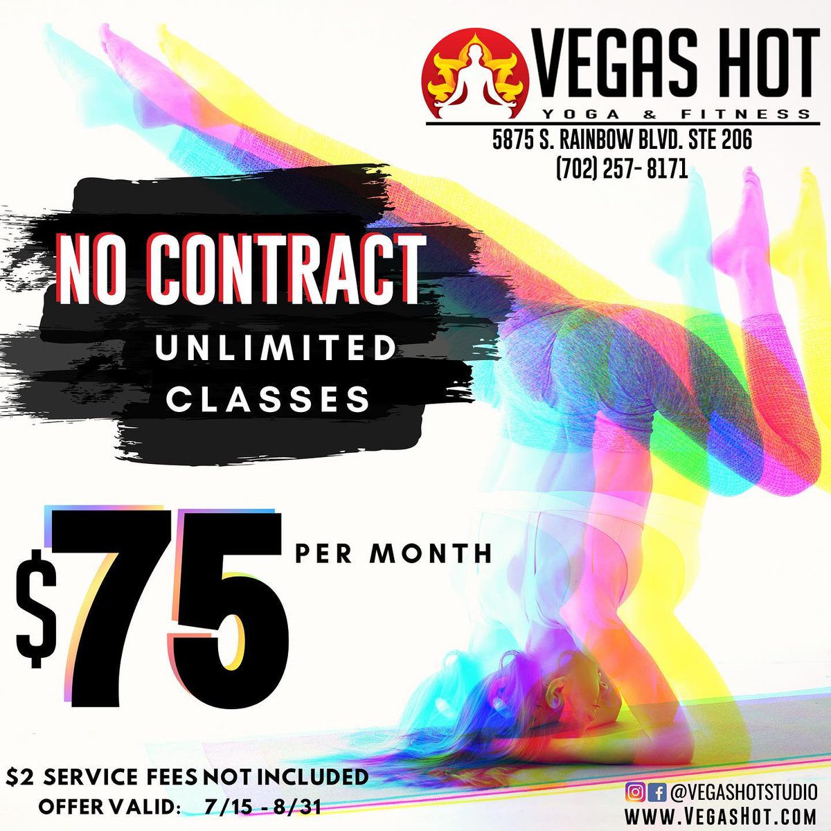 VegasHotStudio's tweet photo. ‼️TWO OPTIONS ‼️One, no contract, one with a contract. The leader in Hot Fitness and Hot Yoga wants you to make us “your new normal.”
🧘🏻‍♂️🧘🏻‍♀️🤸🏻‍♀️🧘🏾‍♀️🏋🏻‍♀️🏋🏾‍♀️
O
💻https://t.co/TuoEcuxQQF https://t.co/mBDezmGlAm