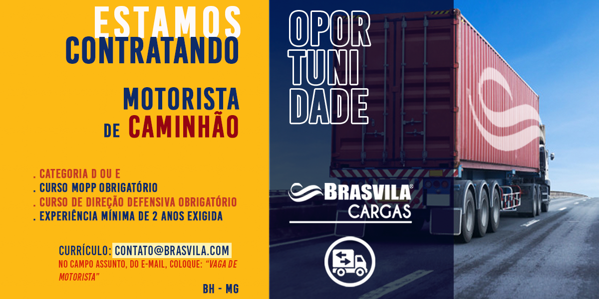 BrasvilaE's tweet photo. Estamos oferecendo vaga de emprego para motorista.
Currículo para: contato@brasvila.com
#vagasdeemprego #vagas #vaga #emprego #motorista #vagasbh #bh #belohorizonte #empregosbh #empregobh #oportunidade #oportunidades #oportunidadedeemprego #caminhoneiro #caminhão #Brasvila https://t.co/ePTkjh0AiW