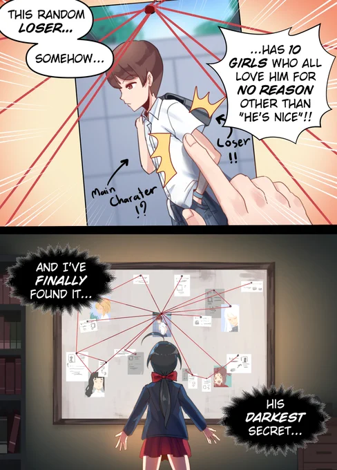 The Harem Anime Protagonists Secret... 