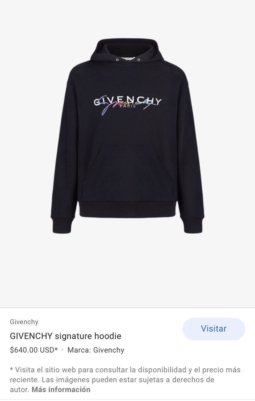 marca givenchy precio